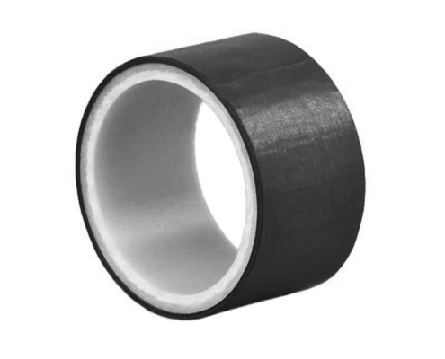 black polyester tape with acrylic adhesive